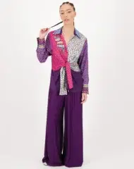 Camicia Reyna Tie Waist Love Shirt