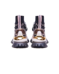 Sneaker Multipatch Lazy Black Pink 01
