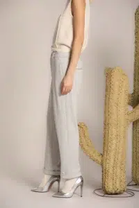New York Cozy pantalone chino donna in jersey relaxed fit - immagine 3