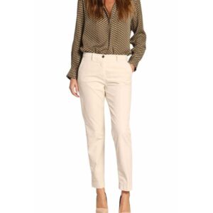 Chino Velours Ecru New York Regular