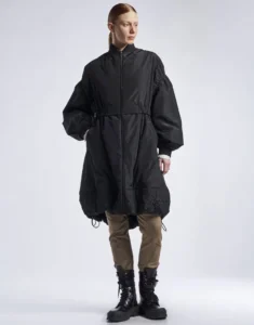 Parka bomber nero