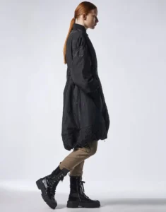 Parka bomber nero - immagine 4