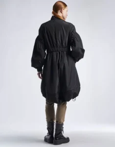 Parka bomber nero - immagine 3