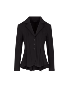 Giacca High svasata in jersey neoprene  nero - immagine 2