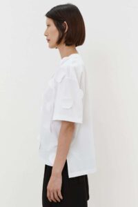 T-SHIRT MEIMEIJ CON BALLS DI STOFFA APPLICATE - immagine 3