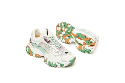 SNEAKERS JOIA CELEBRITY BEIGE GREEN