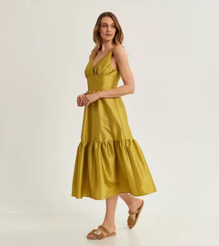 ABITO IN SHANTUNG ALESSIA SANTI - immagine 2