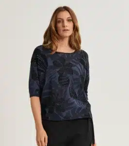 MAGLIA JACQUARD LUREX ALESSIA SANTI - immagine 6