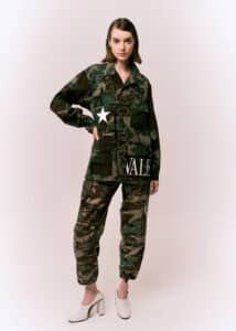PANTALONE CAMOUFLAGE VINTAGE FAKE STRASS - immagine 2