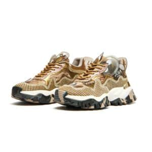 SNEAKERS CLOUD BROWN WHITE 2107 JOIA PARIS - immagine 2