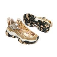 SNEAKERS CLOUD BROWN WHITE 2107 JOIA PARIS