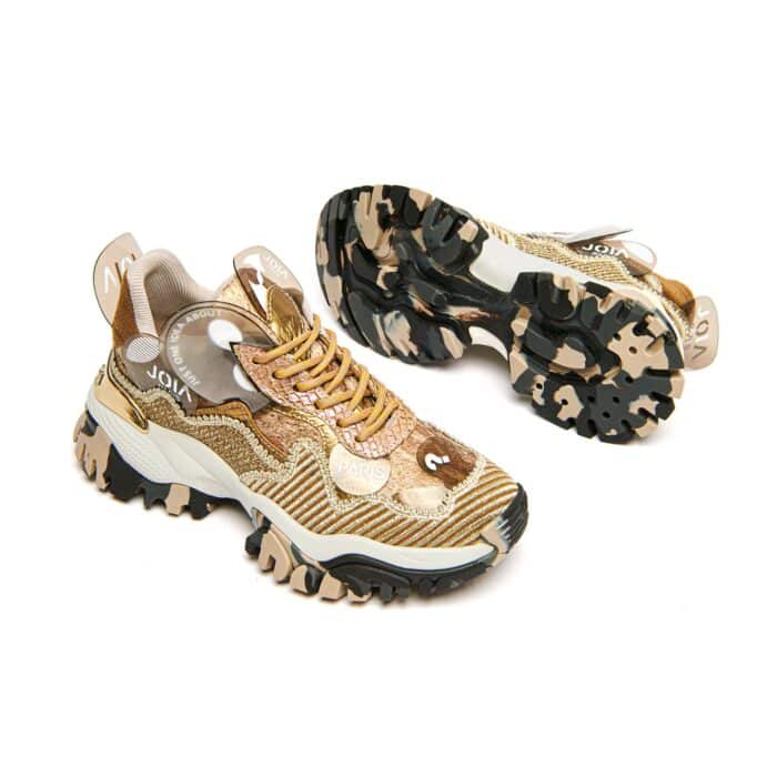 SNEAKERS CLOUD BROWN WHITE 2107 JOIA PARIS - immagine 1