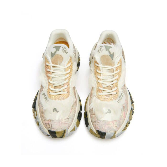 SNEAKERS LAUGH WHITE GOLD 2067 JOIA PARIS - immagine 6