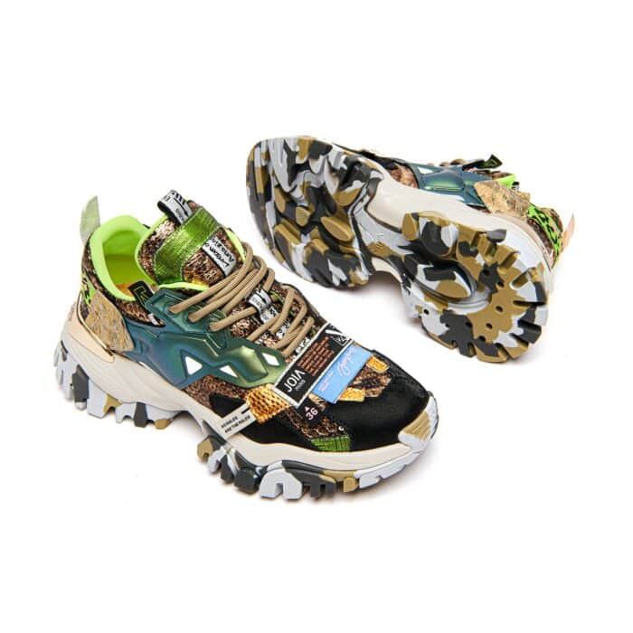SNEAKERS LEGION GREEN BLACK 2076 JOIA PARIS - immagine 1