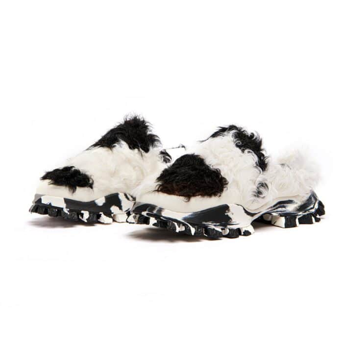 LEISURE JOIA SABOT BLACK AND WHITE - immagine 2