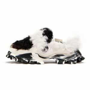 LEISURE JOIA SABOT BLACK AND WHITE