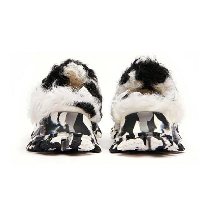 LEISURE JOIA SABOT BLACK AND WHITE - immagine 6