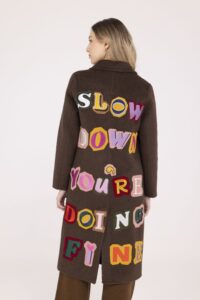 CAPPOTTO FRONT STREET CRAZY LOGO PATCH - immagine 3