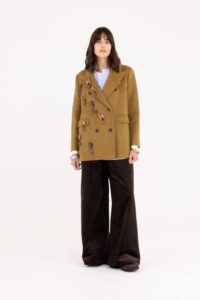 GIACCA FRONT STREET DOPPIO PETTO MULTI PINS - immagine 2