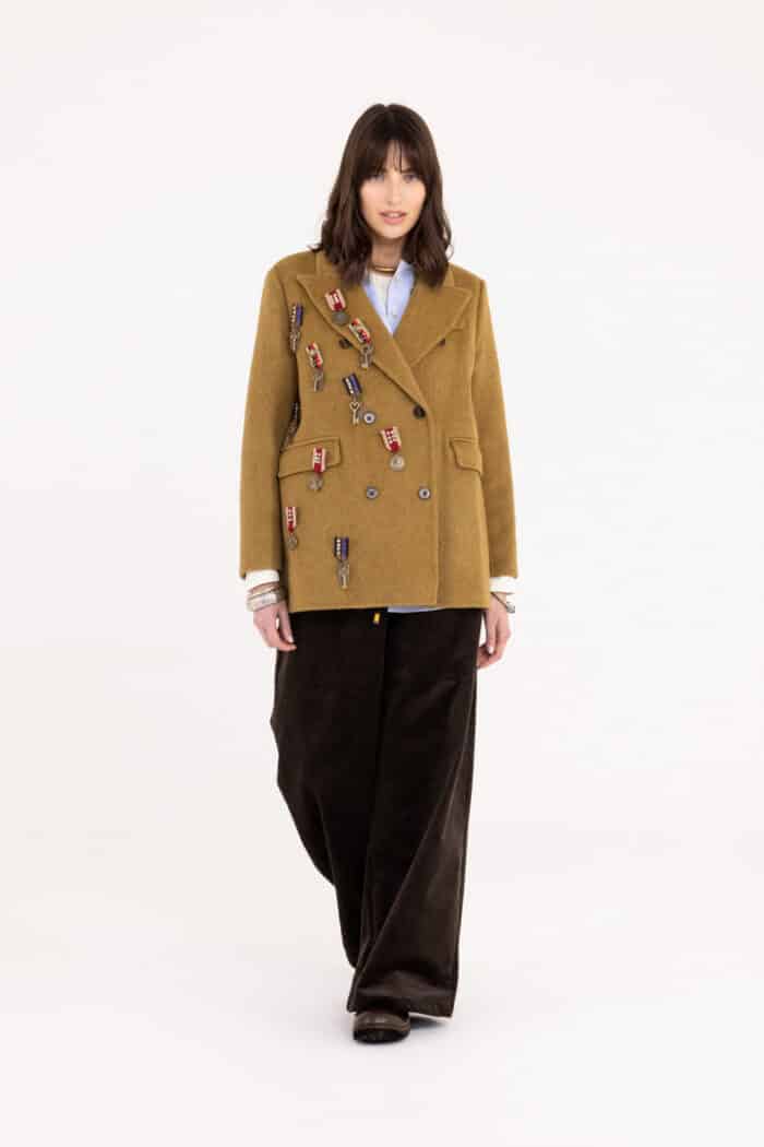 GIACCA FRONT STREET DOPPIO PETTO MULTI PINS - immagine 3