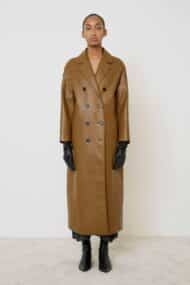 CAPPOTTO DOPPIOPETTO ECOPELLE MEIMEIJ