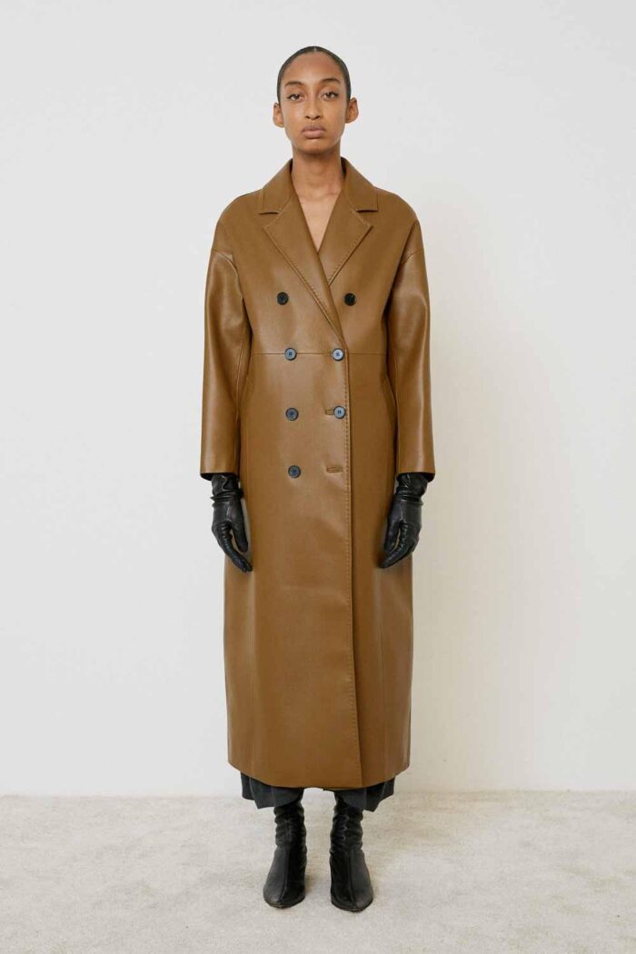 CAPPOTTO DOPPIOPETTO ECOPELLE MEIMEIJ - immagine 1