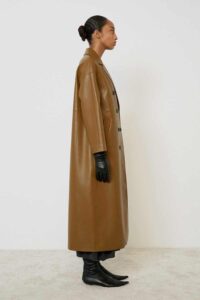 CAPPOTTO DOPPIOPETTO ECOPELLE MEIMEIJ - immagine 2