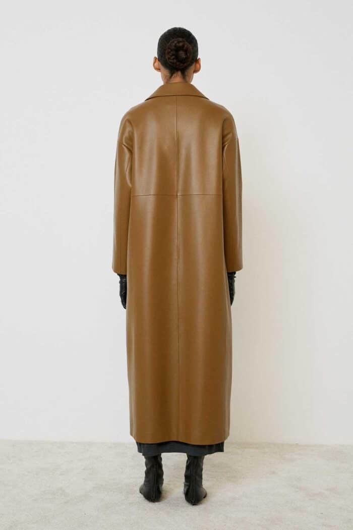 CAPPOTTO DOPPIOPETTO ECOPELLE MEIMEIJ - immagine 3