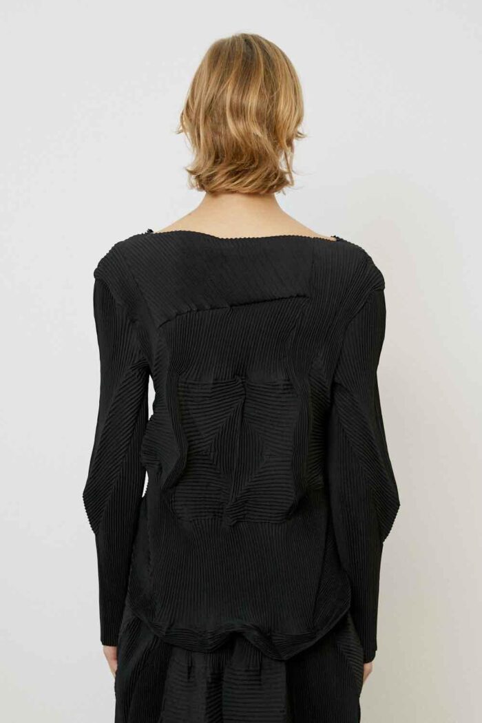 BLUSA MEIMEIJ PLISSETTATA - immagine 4